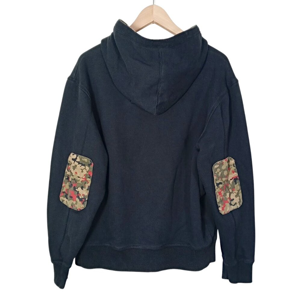 Staple Pigeon Mens Hoodie Sweatshirt Black Cotton Blend Embroidered Size Large - Picture 8 of 12